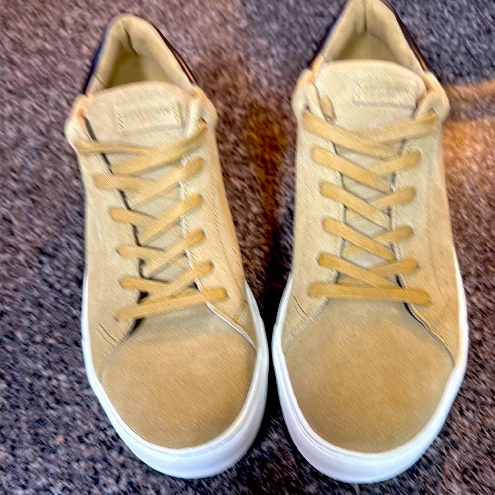 Kurt Geiger Tan Sneakers with White Soles